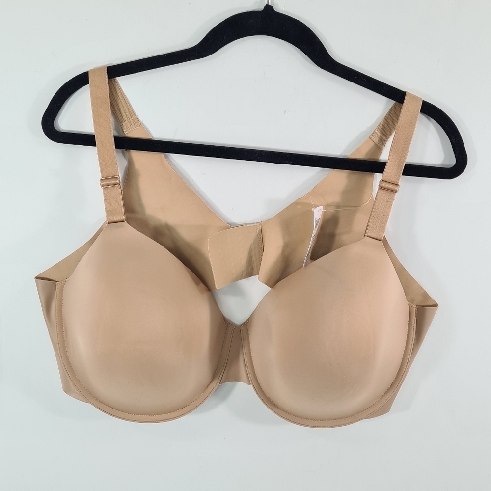 Soma VANISHING 360 Perfect Coverage Bra Size 44D Soft Tan NWT